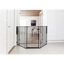 BabyDan Комбинирана преграда L - 105 см височина black